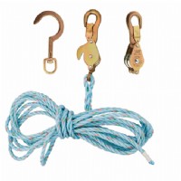 Block & Tackle, w/ Std. Snap Hooks w/ Swivel Hook & Rope..