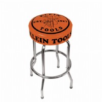 Counter Stool -Orange Seat w/Logo