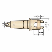 Replacement Clevis Pins for Swivel Head Innerduct Pulling Eyes