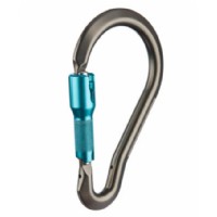 Steel Carabiner 7" with push twist lock