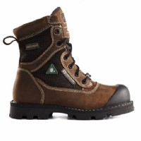 Boots, Brown 8" Metal Free